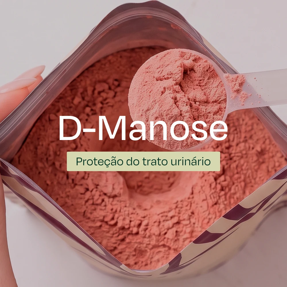 D-Manose — arte de ingredientes Flora+ fornecida pela AVOZON